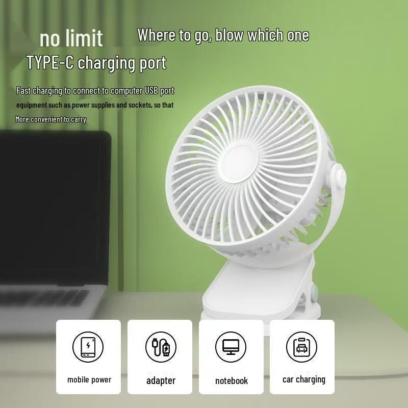 Compact USB Rechargeable Silent Desk Fan with Clip and Long Battery Life for Office and Bedtime Use 17.5*10.2*21 cm білий
Compact USB Rechargeable Silent Desk Fan with Clip and Long Battery Life for Office and Bedtime Use 17.5*10.2*21 cm білий