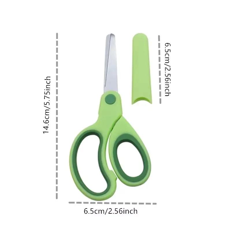 3pcs Safty Scissors For Kids Student DIY Paper Children s Left-handed Scissors Scissors With Sleeve Cutting Tool Stationery
3pcs Safty Scissors For Kids Student DIY Paper Children s Left-handed Scissors Scissors With Sleeve Cutting Tool Stationery
