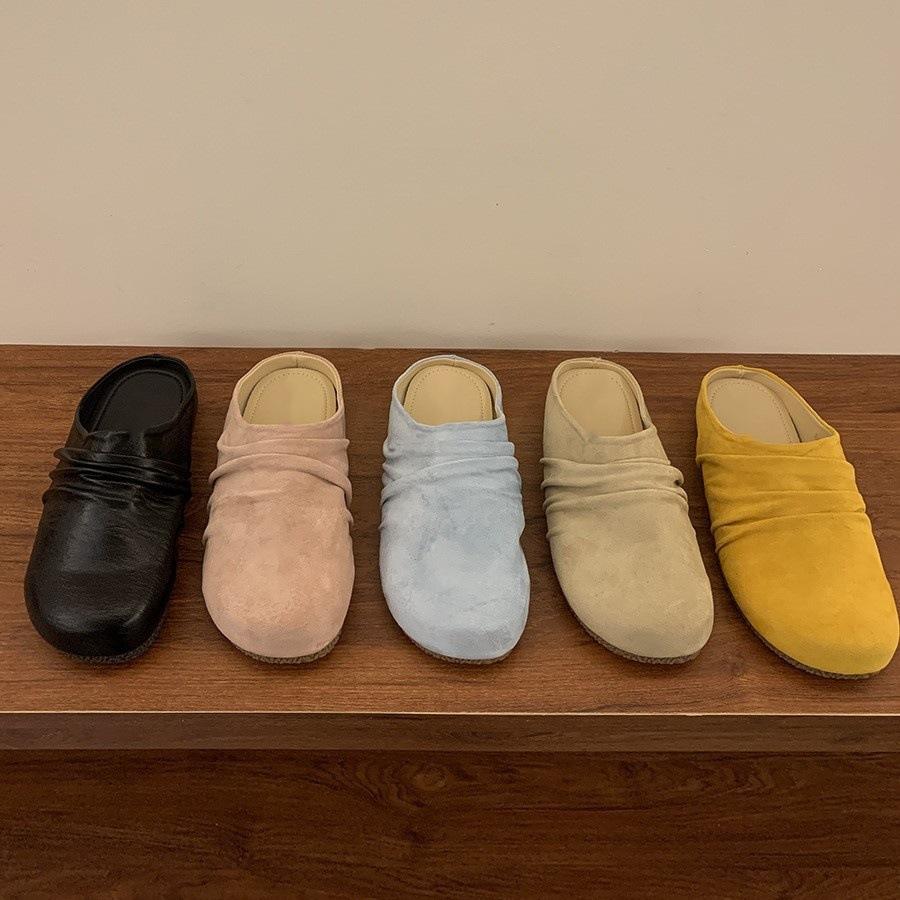 Thick-soled women s outer wear retro round head versatile bag head half slippers 35 абрикосовий
Thick-soled women s outer wear retro round head versatile bag head half slippers 35 абрикосовий