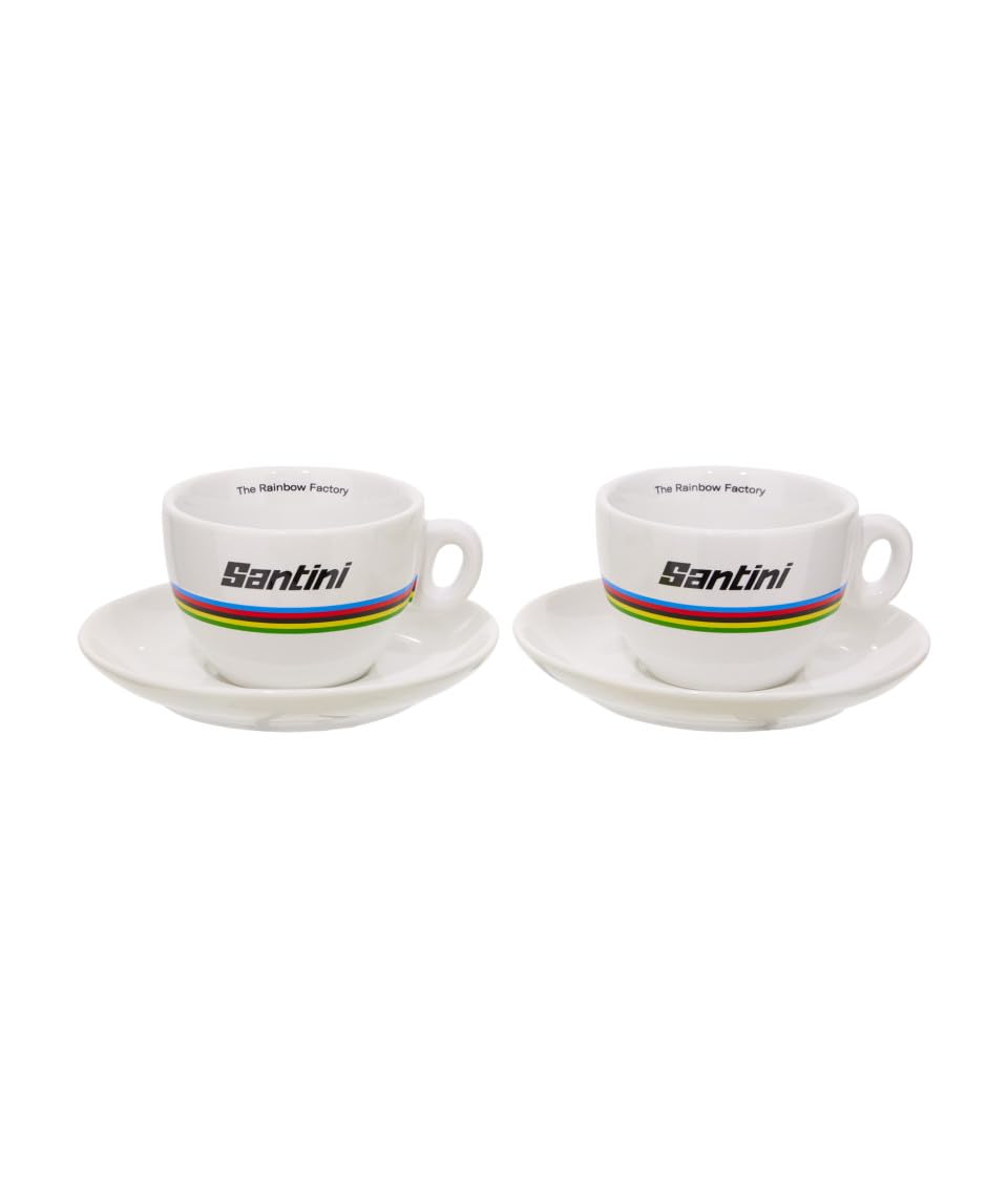 Santini UCI World Champion Cappuccino Cup & Saucer Set of 2
Santini UCI World Champion Cappuccino Cup & Saucer Set of 2