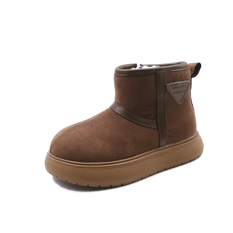 Winter Fleece Lined Short Boots for Kids Warm Snow Boots for Boys and Girls the inner length of size 26 is 16cm коричневый
Winter Fleece Lined Short Boots for Kids Warm Snow Boots for Boys and Girls the inner length of size 26 is 16cm коричневый