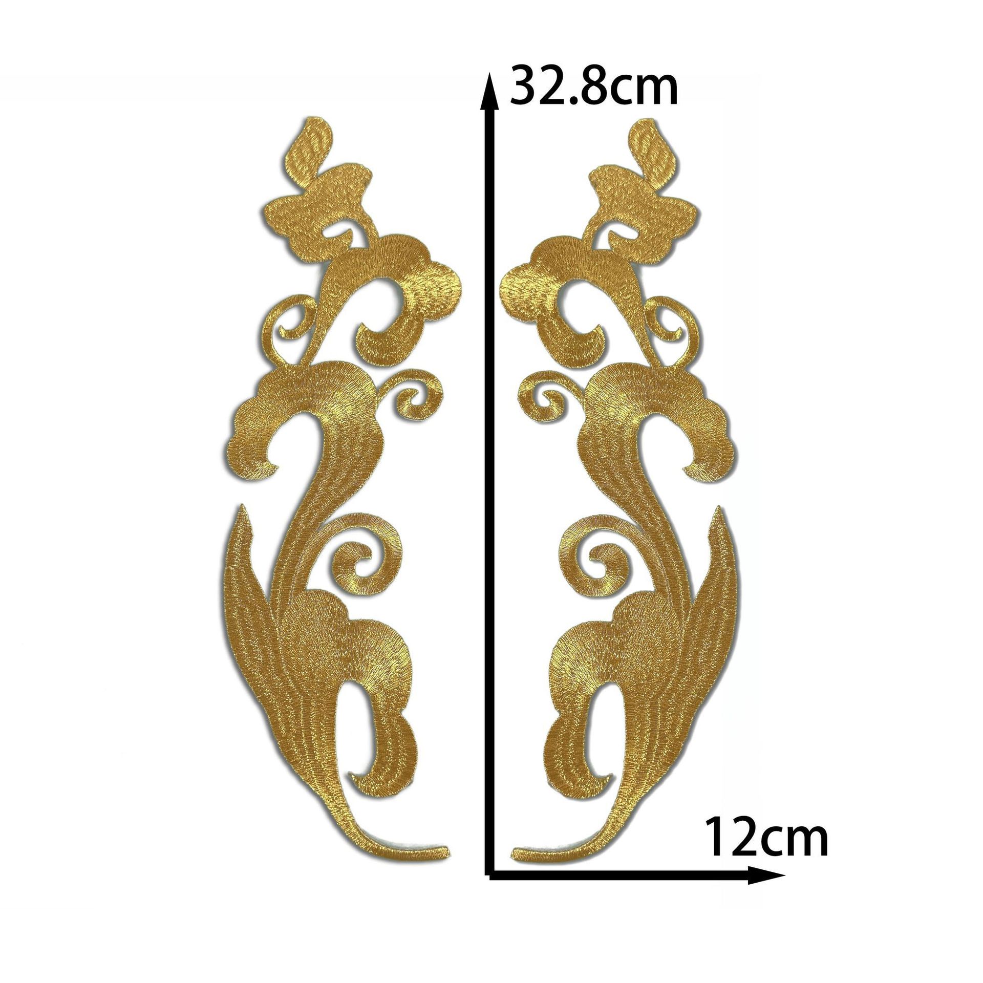 Gold And Silver Embroidery Pattern Cloth Sticker Performance Dress Ironing Stage Antique Clothing Accessories Diy Handmade Decorative Accessories
Gold And Silver Embroidery Pattern Cloth Sticker Performance Dress Ironing Stage Antique Clothing Accessories Diy Handmade Decorative Accessories