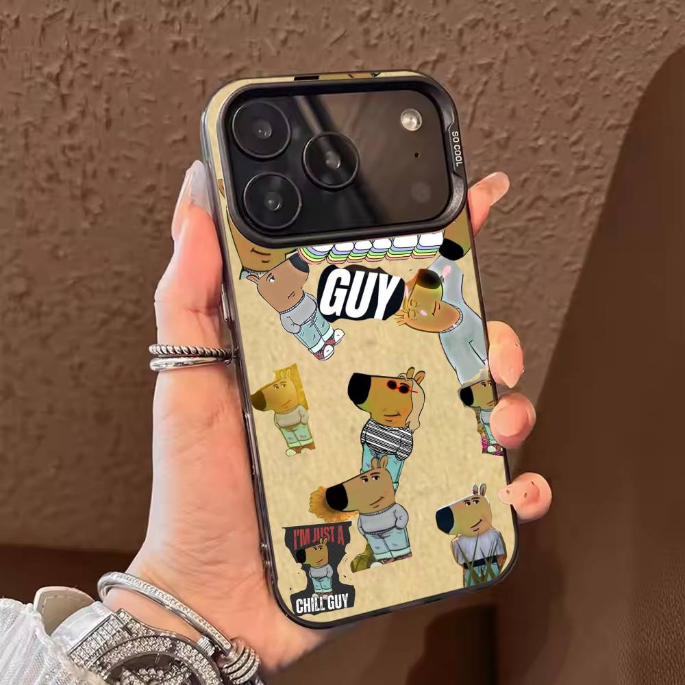 Hot C-Chill Guy Phone Case Color Silver Shell For IPhone 17 16 15 14 13 12 11 Pro Max Plus iPhone16e
Hot C-Chill Guy Phone Case Color Silver Shell For IPhone 17 16 15 14 13 12 11 Pro Max Plus iPhone16e