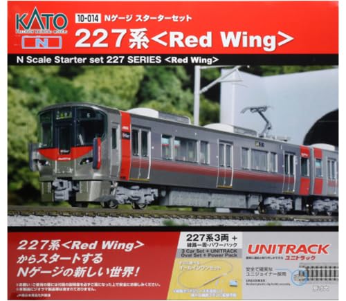 KATO N Gauge Starter Set, 227 Series Red Wing 10-014, Model Train Beginner Set
KATO N Gauge Starter Set, 227 Series Red Wing 10-014, Model Train Beginner Set