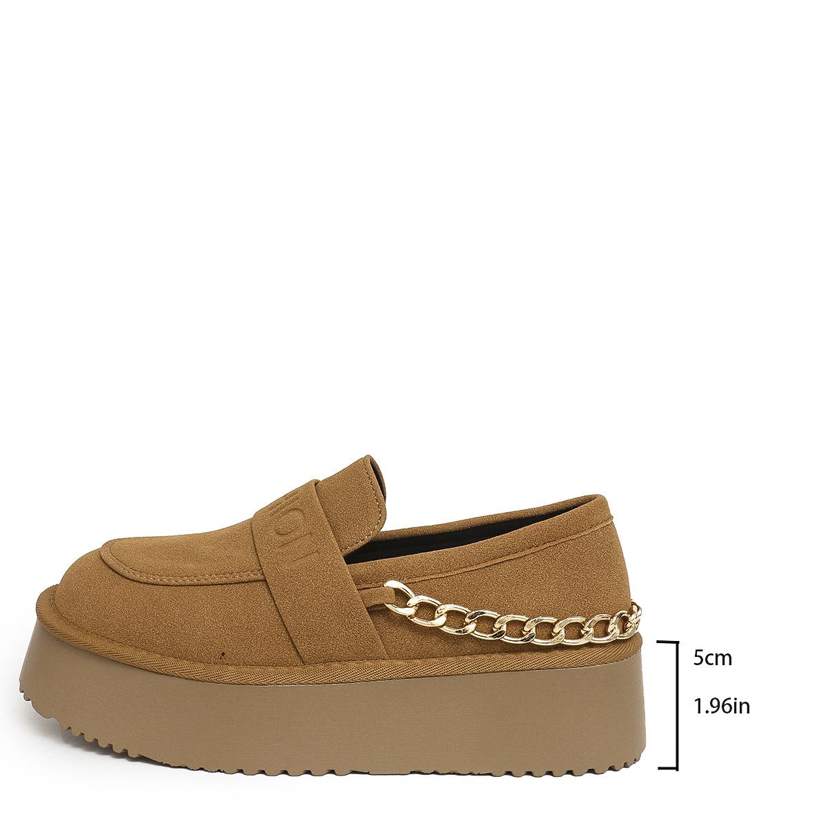 Большие размеры, лоферы с толстой подошвой и одной педалью, женские однотонные туфли на среднем каблуке с подошвой-маффин 43 темно-коричневого
Большие размеры, лоферы с толстой подошвой и одной педалью, женские однотонные туфли на среднем каблуке с подошвой-маффин 43 темно-коричневого