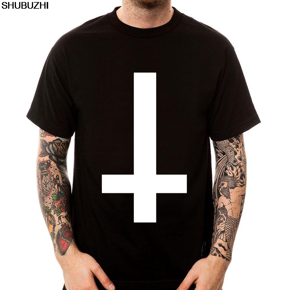 Inverted Cross Usa T Shirt ANTI CROSS SATAN goth metal punk indie harajuku men tshirt camiseta short sleeve Summer Tees sbz5128 4XL
Inverted Cross Usa T Shirt ANTI CROSS SATAN goth metal punk indie harajuku men tshirt camiseta short sleeve Summer Tees sbz5128 4XL