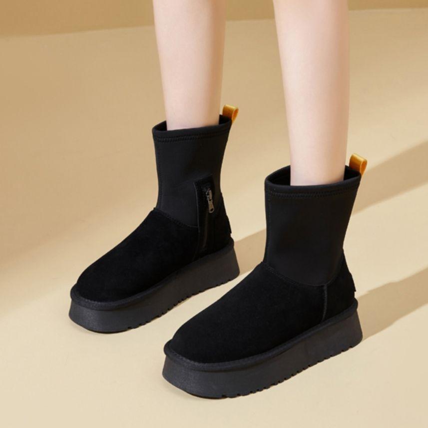 Snow boots women s 2025 autumn and winter new fashionable simple and versatile integrated velvet warm thick-soled non-slip casual cotton shoes 40
Snow boots women s 2025 autumn and winter new fashionable simple and versatile integrated velvet warm thick-soled non-slip casual cotton shoes 40