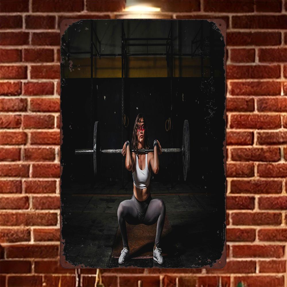 HD Metal Tin Sign Tattooed Fitness Woman Doing LSit on Parallel Bars in Gym Wall Decor for Home Gym 20x30cm(7.8x11.8inch)
HD Metal Tin Sign Tattooed Fitness Woman Doing LSit on Parallel Bars in Gym Wall Decor for Home Gym 20x30cm(7.8x11.8inch)