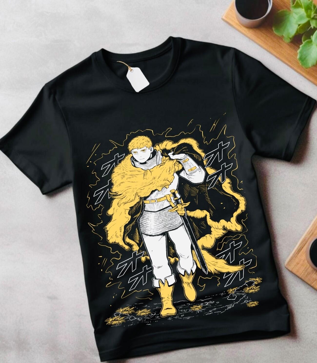 Laios Touden Dungeon Meshi T-Shirt Mens Womens Tees Top Anime Vintage Special Unisex T-Shirt Mens Womens Tees Top gift 3XL
Laios Touden Dungeon Meshi T-Shirt Mens Womens Tees Top Anime Vintage Special Unisex T-Shirt Mens Womens Tees Top gift 3XL