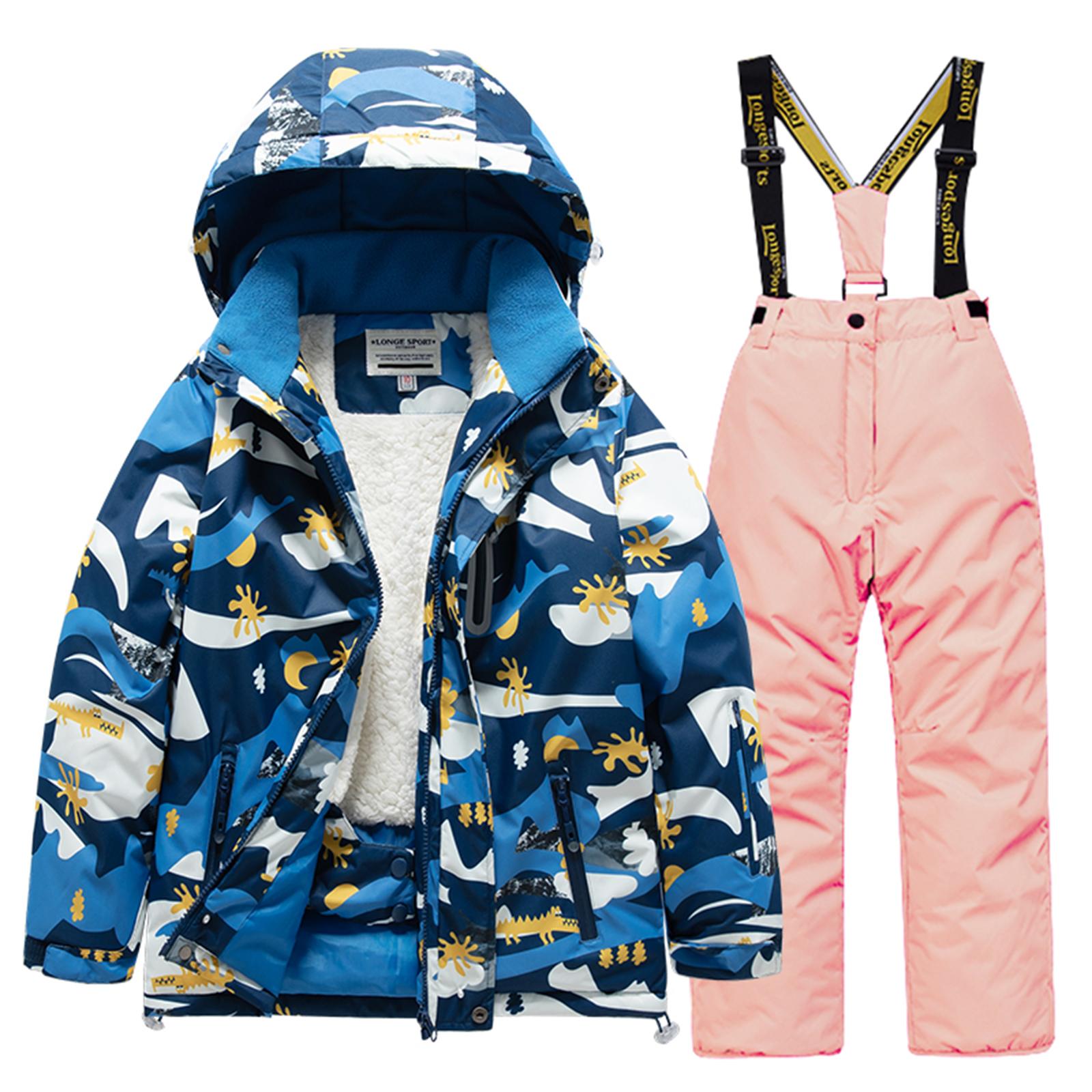 Детский модный лыжный комплект для мальчиков и девочек, утолщенный водонепроницаемый теплый лыжный костюм, куртка и брюки, комплект 8 розовый
Детский модный лыжный комплект для мальчиков и девочек, утолщенный водонепроницаемый теплый лыжный костюм, куртка и брюки, комплект 8 розовый