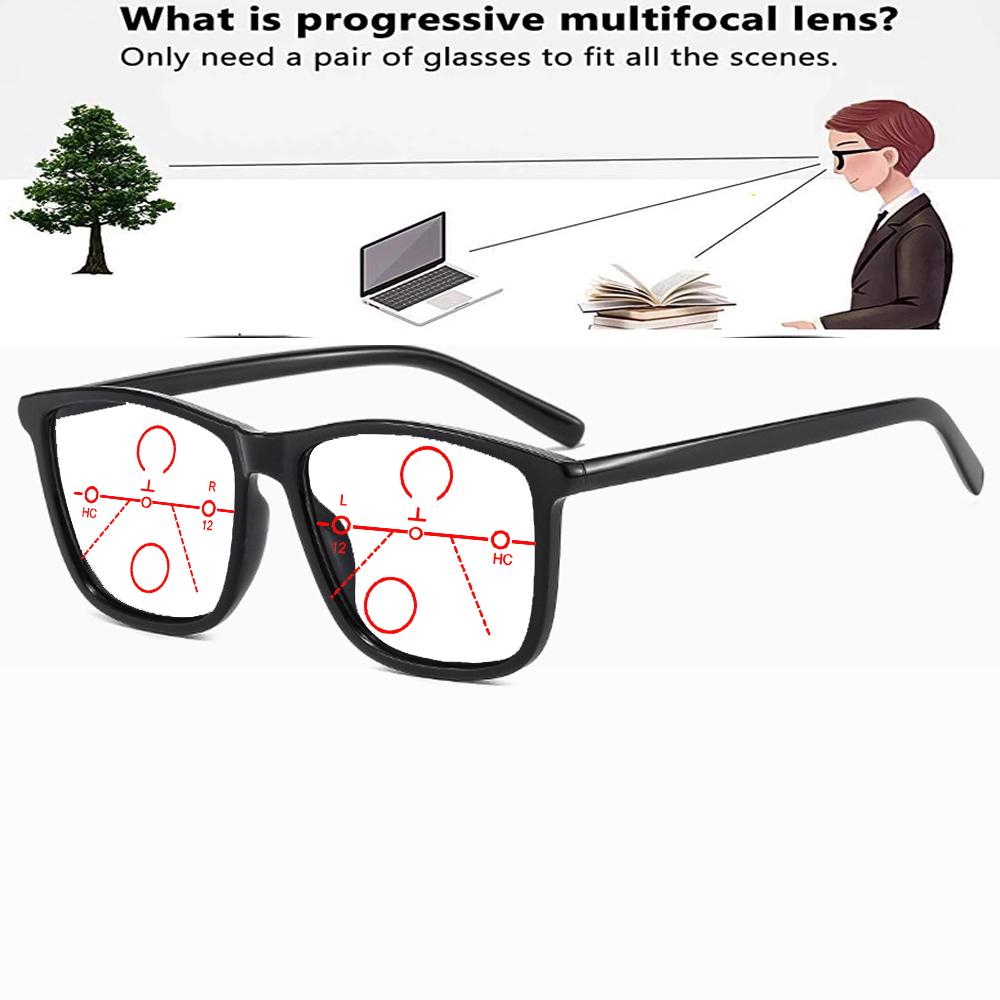 Square Simple Fashionable Personality Large Frame Comfortable Progressive Multifocal Reading Glasses +0.75 To +4 +0.75
Square Simple Fashionable Personality Large Frame Comfortable Progressive Multifocal Reading Glasses +0.75 To +4 +0.75