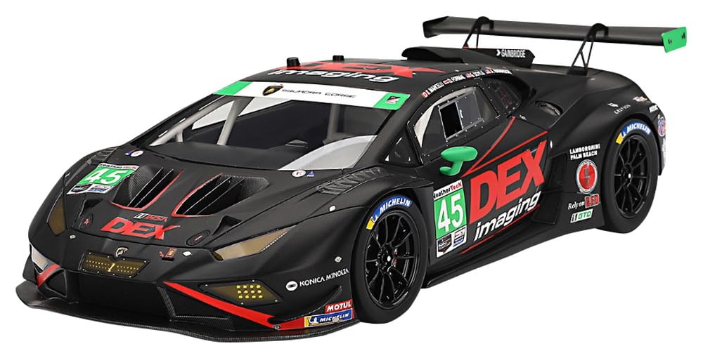 МАКСИМАЛЬНАЯ СКОРОСТЬ Lamborghini Huracan GT3 EVO2 IMSA 24 часа Дайтоны 2024 Wayne Taylor Racing with Andretti Готовое изделие TS0577 1/18 #45
МАКСИМАЛЬНАЯ СКОРОСТЬ Lamborghini Huracan GT3 EVO2 IMSA 24 часа Дайтоны 2024 Wayne Taylor Racing with Andretti Готовое изделие TS0577 1/18 #45