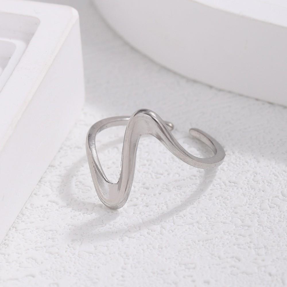 Stainless Steel Smooth Double Gold-Plated for Woman Open Geometric Wedding Couple Rings Aesthetic Zircon Personality Fashion
Stainless Steel Smooth Double Gold-Plated for Woman Open Geometric Wedding Couple Rings Aesthetic Zircon Personality Fashion