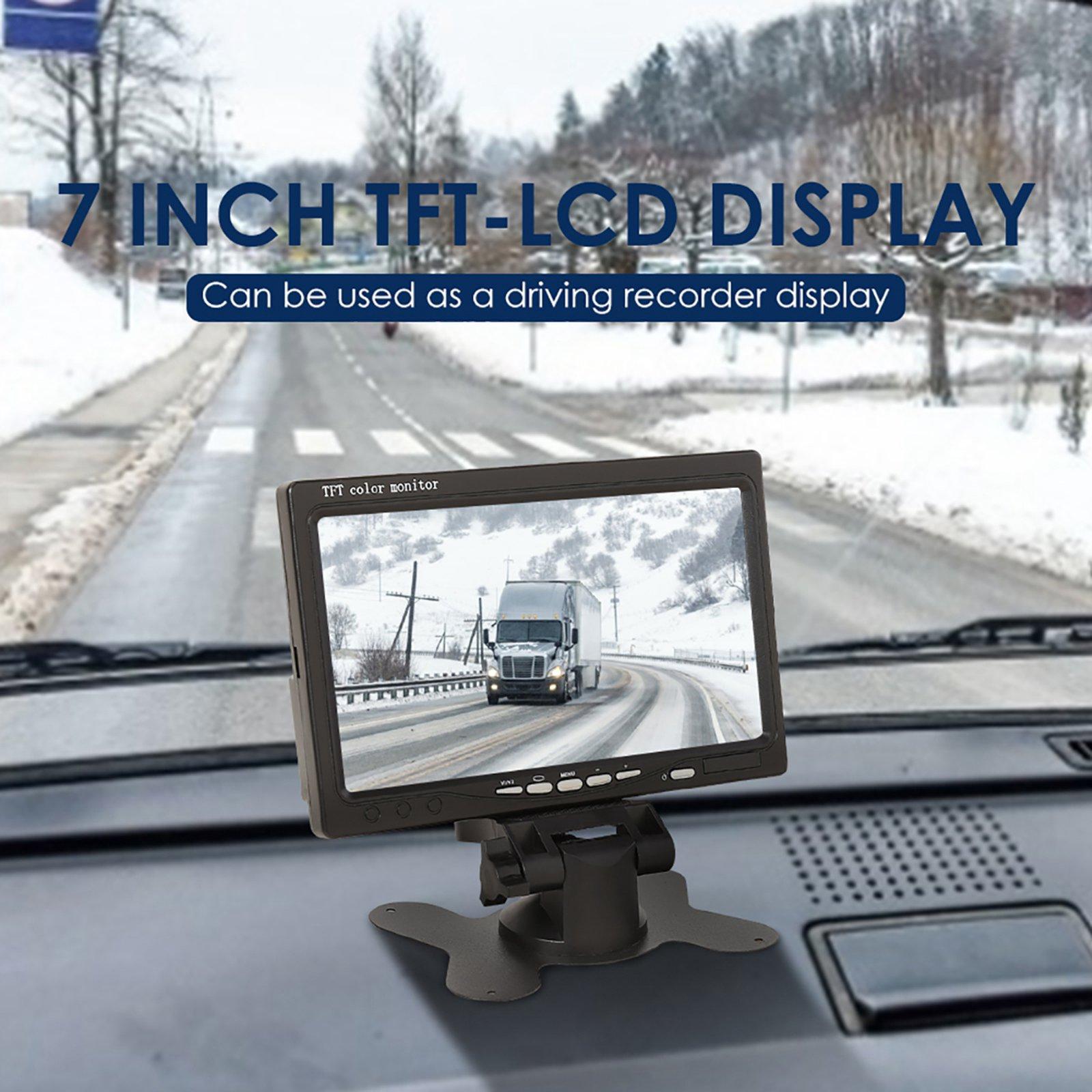 RH-701B 7 LCD Video Display Screen Monitor Rear View Backup Car 4-LED Camera Parking and Reverse System Kit Type A
RH-701B 7 LCD Video Display Screen Monitor Rear View Backup Car 4-LED Camera Parking and Reverse System Kit Type A