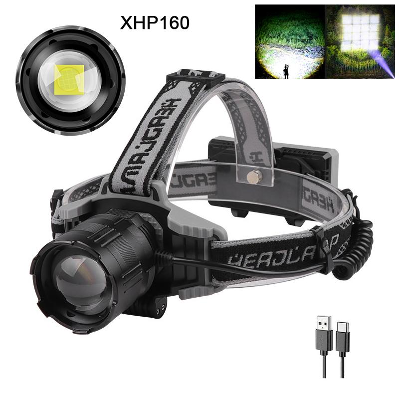 Zoomable XHP160 HeadLamp TYPE-C Rechargeable Strong Light Display Headlight 30W White Laser Headlight For Fishing Camping
Zoomable XHP160 HeadLamp TYPE-C Rechargeable Strong Light Display Headlight 30W White Laser Headlight For Fishing Camping