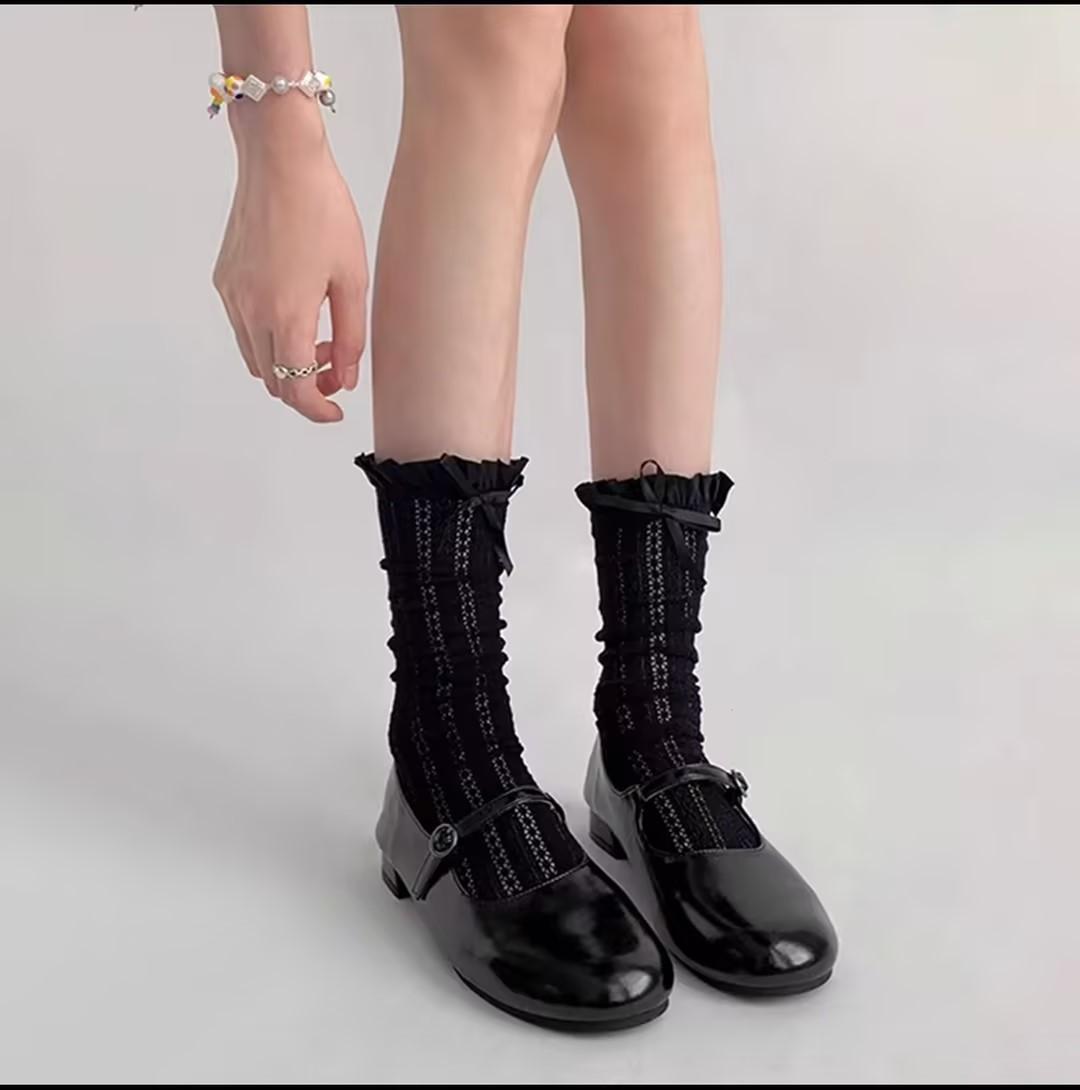Cute Lace Mesh Knee High Socks Retro Ballet Style Long Sock Ruffle Sweet Matching Calf Socks Jk Fishnet Stockings For Women Girl One Size
Cute Lace Mesh Knee High Socks Retro Ballet Style Long Sock Ruffle Sweet Matching Calf Socks Jk Fishnet Stockings For Women Girl One Size