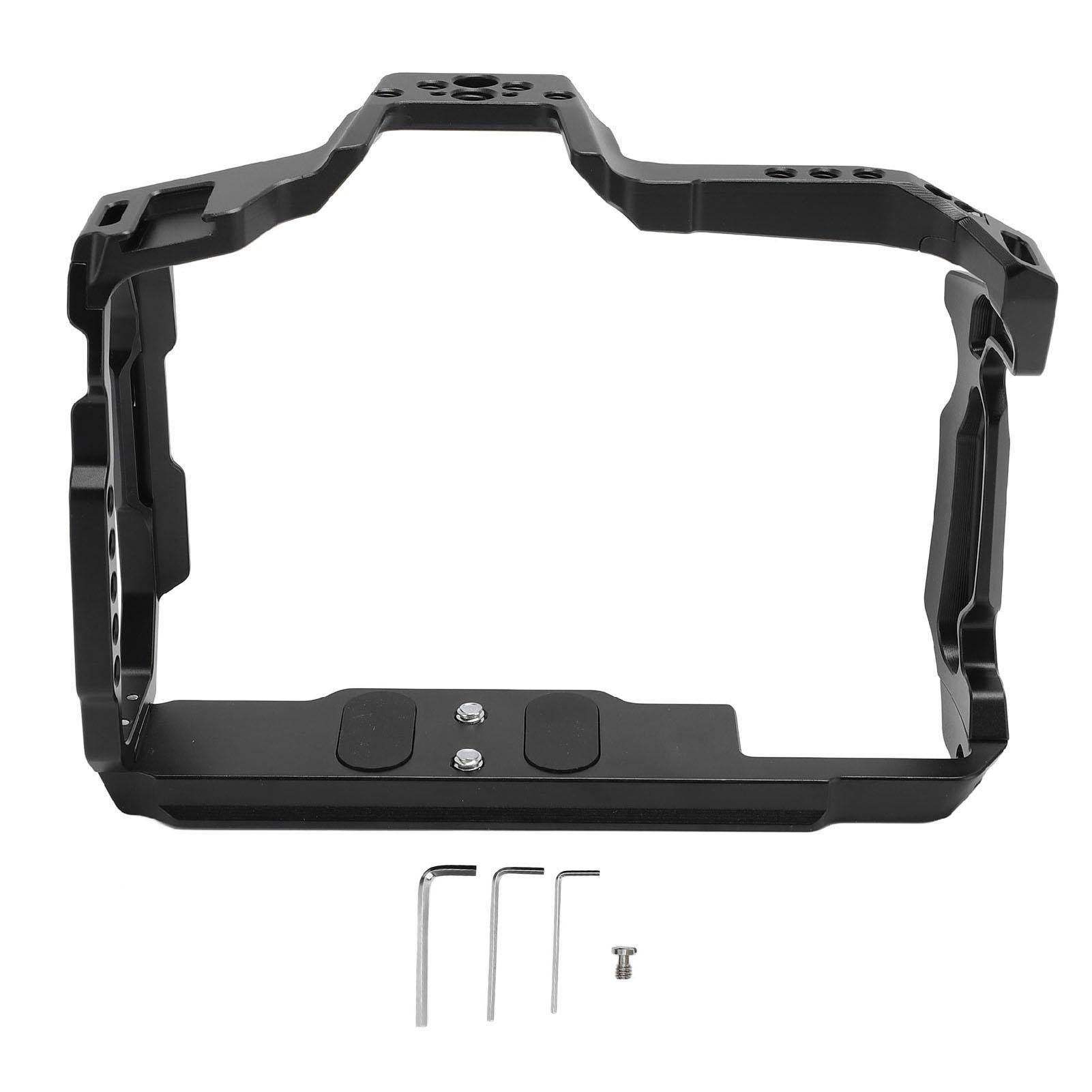 Camera Cage Aluminum Alloy Metal Camera Video Rig Cage Movie Making Kit with Cold Shoe Mount
Camera Cage Aluminum Alloy Metal Camera Video Rig Cage Movie Making Kit with Cold Shoe Mount