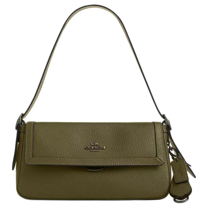 COACH Etta 25 Flap Design Leather Handbag Shoulder Bag Medium Women s Olive Green зелений
COACH Etta 25 Flap Design Leather Handbag Shoulder Bag Medium Women s Olive Green зелений