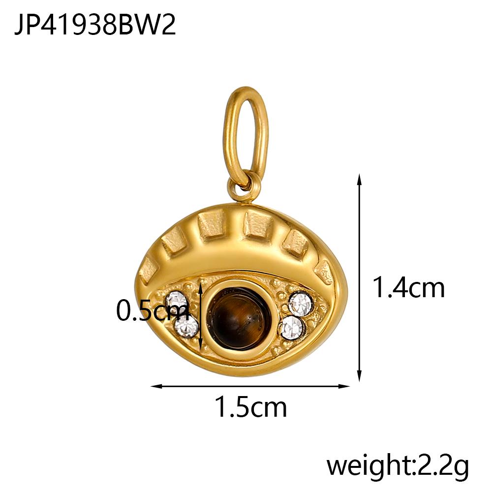 CARLIDANA Colorful Eyes Bohemian Natural Stone Eyes Charm Stainless Steel Gold Plated Zircon Matching Pendant Accessories
CARLIDANA Colorful Eyes Bohemian Natural Stone Eyes Charm Stainless Steel Gold Plated Zircon Matching Pendant Accessories