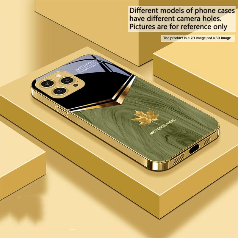 Golden Cute Maple Leaf For IPhone 16 16Pro Max 15 P ro 14 13 Plus 12 Mini 11Pro Max XS Max XR Golden tempered glass phone case iPhone 15 Pro Max
Golden Cute Maple Leaf For IPhone 16 16Pro Max 15 P ro 14 13 Plus 12 Mini 11Pro Max XS Max XR Golden tempered glass phone case iPhone 15 Pro Max