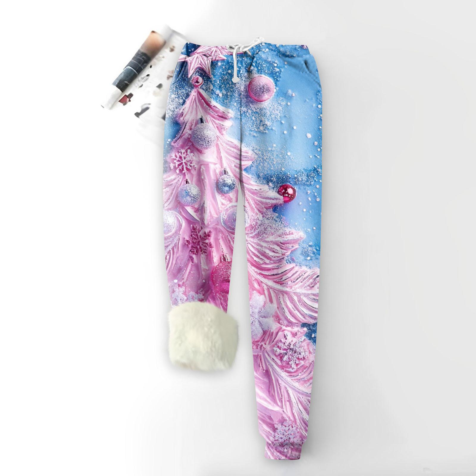 Женские модные рождественские спортивные свободные утолщенные теплые флисовые брюки с принтом S
Женские модные рождественские спортивные свободные утолщенные теплые флисовые брюки с принтом S