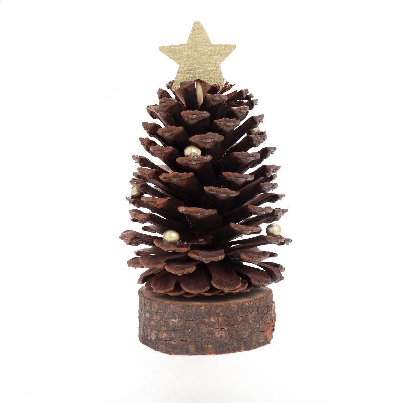 Christmas Decorations, Pinecone Mini Christmas Tree, Home Desktop Decorative Item золотий
Christmas Decorations, Pinecone Mini Christmas Tree, Home Desktop Decorative Item золотий