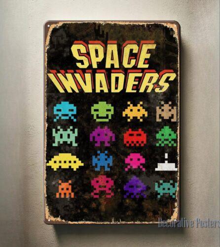 n1Space Invaders Retro Video Game Metal Poster Collectable Tin Sign 2030cm 20x30cm(7.8x11.8inch)
n1Space Invaders Retro Video Game Metal Poster Collectable Tin Sign 2030cm 20x30cm(7.8x11.8inch)