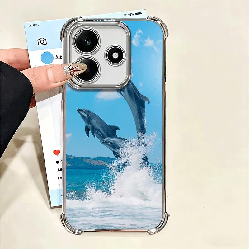 Ocean Cute Dolphin Soft Phone Case For Xiaomi Poco X7 X8 Pro Max X6 X5 X3 F8 Ultra F7 M8 M7 M5S Redmi 15C 15A 15 14C 13C 12C 13 Xiaomi Poco X6 Pro
Ocean Cute Dolphin Soft Phone Case For Xiaomi Poco X7 X8 Pro Max X6 X5 X3 F8 Ultra F7 M8 M7 M5S Redmi 15C 15A 15 14C 13C 12C 13 Xiaomi Poco X6 Pro