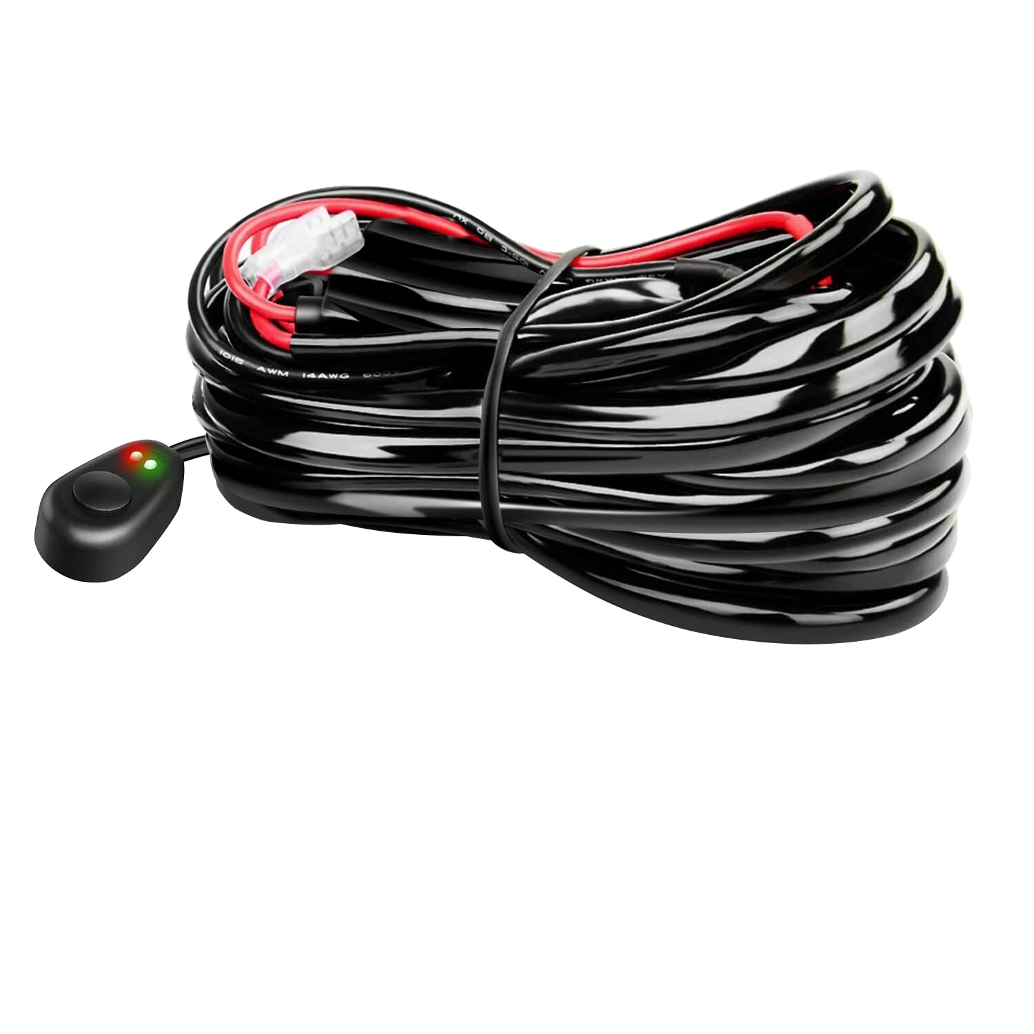 Willpower Wiring Harness Kit 1 Lead 10FT 3 Meter Led Work Light Bar 12V 24V Wiring ON/Off Switch 40A Relay Harness Kit for Off Road ATV Jeep Included
Willpower Wiring Harness Kit 1 Lead 10FT 3 Meter Led Work Light Bar 12V 24V Wiring ON/Off Switch 40A Relay Harness Kit for Off Road ATV Jeep Included