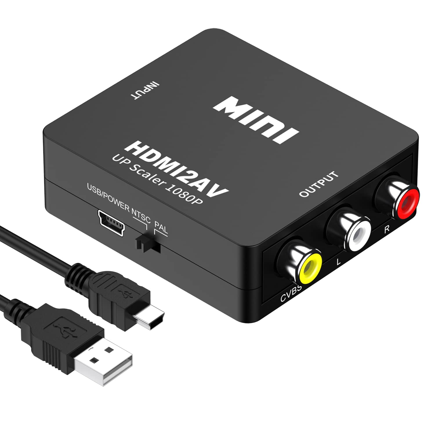 Goalfish HDMI RCA Conversion HDMI to RCA Conversion Converter HDMI to AV Composite HDMI to RCA Conversion Converter 1080P Audio Output Capable USB чорний
Goalfish HDMI RCA Conversion HDMI to RCA Conversion Converter HDMI to AV Composite HDMI to RCA Conversion Converter 1080P Audio Output Capable USB чорний