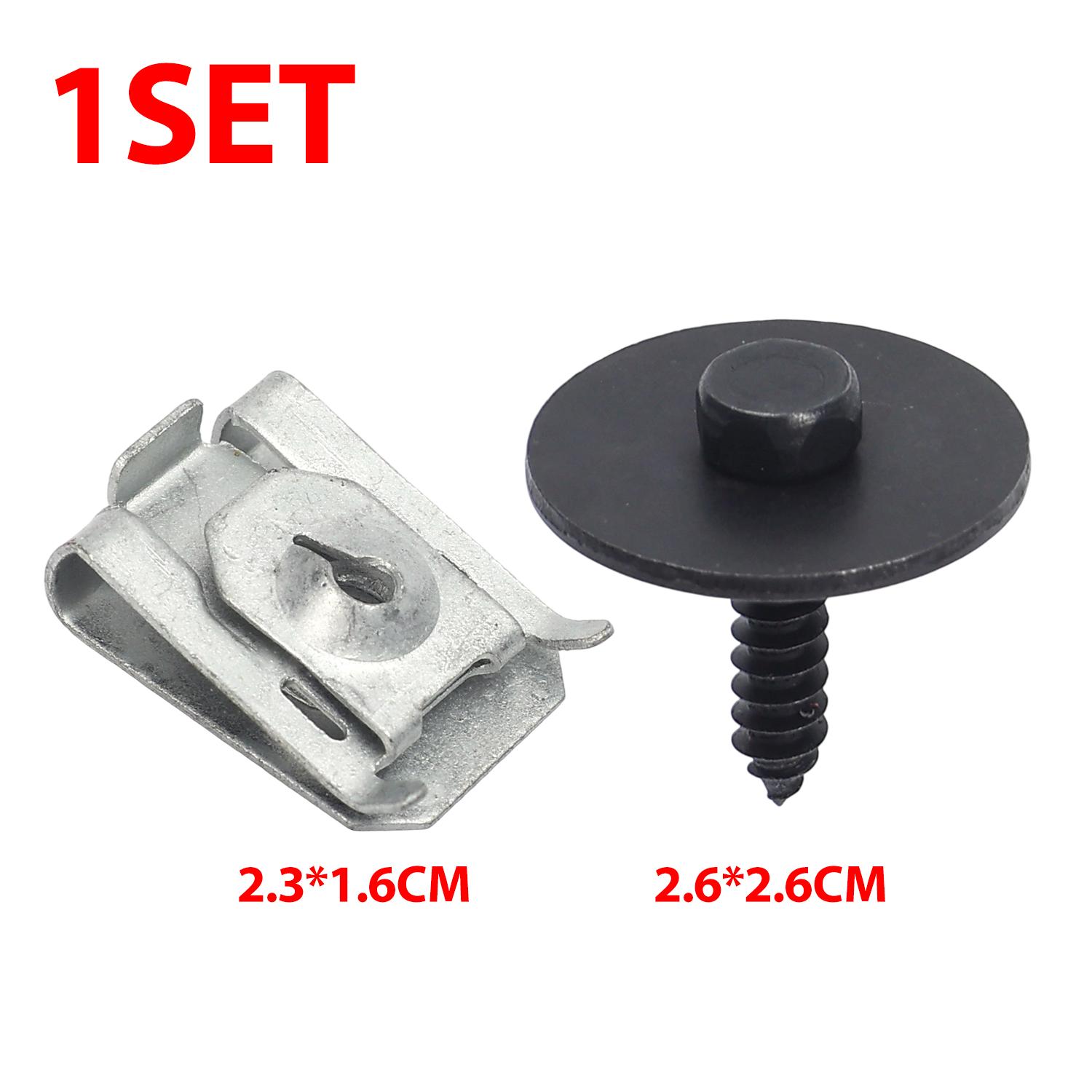 20/1set Bumper Cover Fender Splash Guard Screw and U-Shape Self-Locking Nut Kit for BMW Bumper Repair Kit 07146951655 1set
20/1set Bumper Cover Fender Splash Guard Screw and U-Shape Self-Locking Nut Kit for BMW Bumper Repair Kit 07146951655 1set
