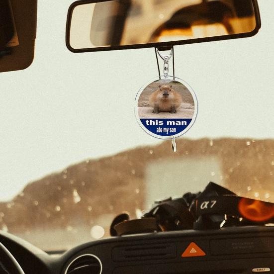 Очаровательная автомобильная подвеска Yousheng в виде капибары, универсальный акриловый длинный срок службы, забавный, простой в установке орнамент для ключа для чистой веселой езды
Очаровательная автомобильная подвеска Yousheng в виде капибары, универсальный акриловый длинный срок службы, забавный, простой в установке орнамент для ключа для чистой веселой езды