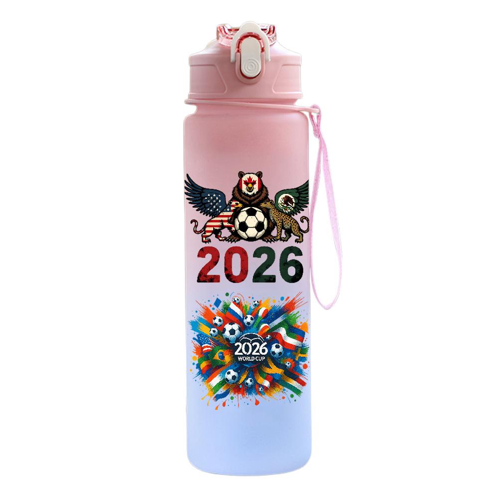 Кубок води Чемпіонату світу з футболу FIFA 2026 Велика місткість Портативна на відкритому повітрі Пляшка для пиття з мотузкою Подарунок для хлопчиків і дівчаток Пляшка для води для футбольних фанатів
Кубок води Чемпіонату світу з футболу FIFA 2026 Велика місткість Портативна на відкритому повітрі Пляшка для пиття з мотузкою Подарунок для хлопчиків і дівчаток Пляшка для води для футбольних фанатів