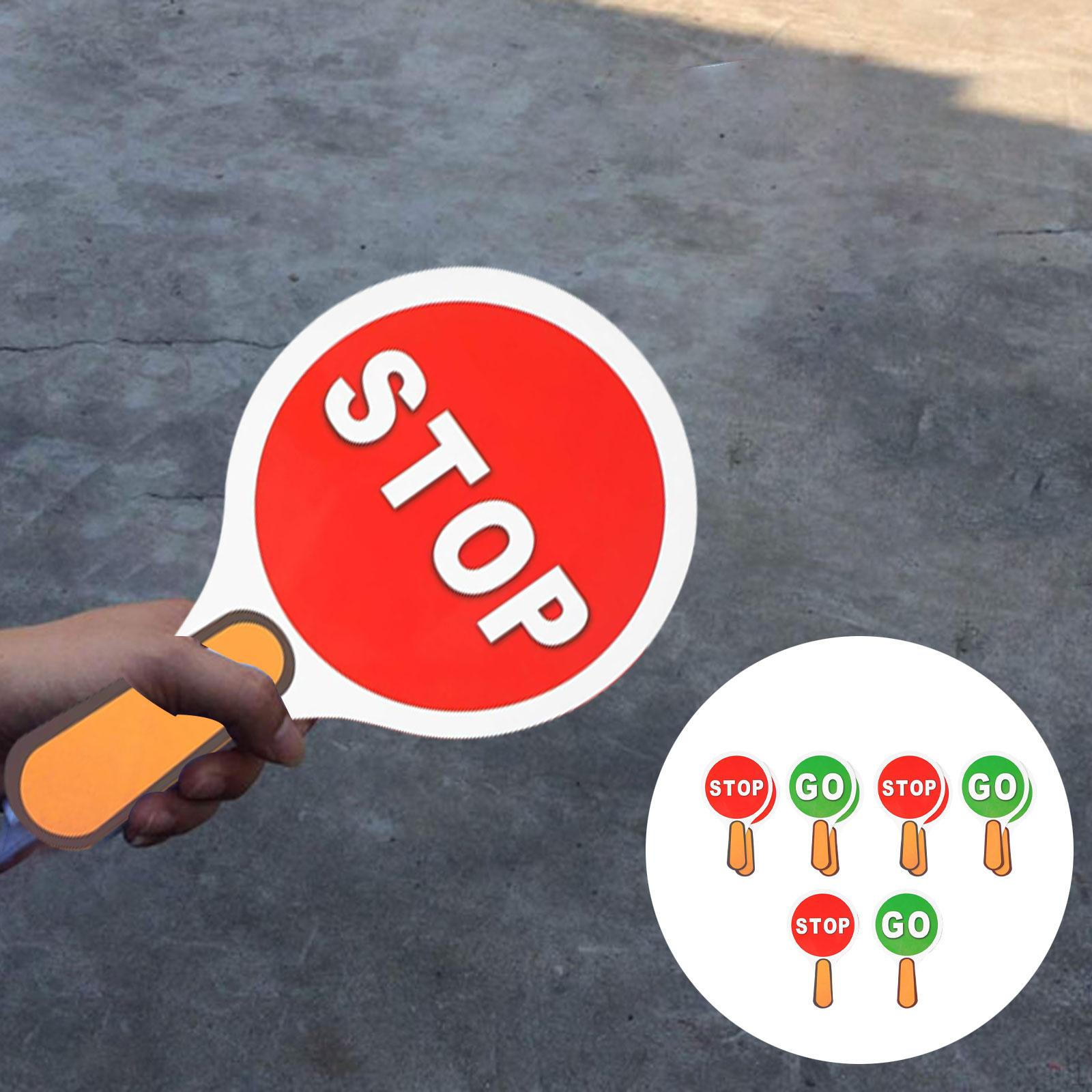 10Pcs Stop and Go Signs Crossing Guard Road Learning Red Green Traffic Teaching Round
10Pcs Stop and Go Signs Crossing Guard Road Learning Red Green Traffic Teaching Round