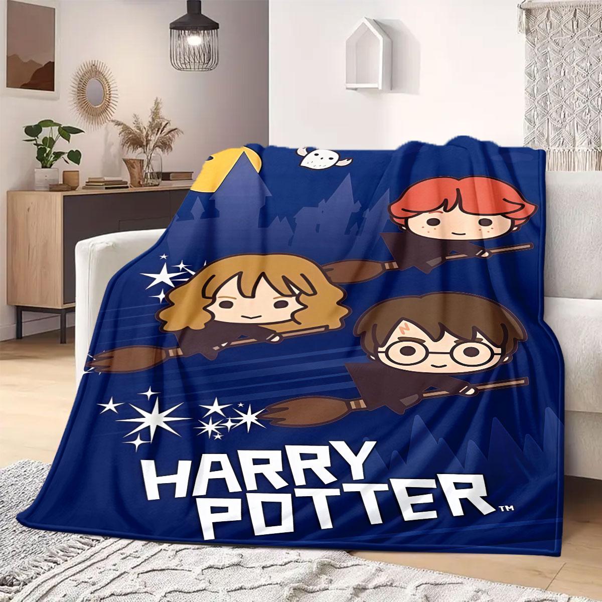 HarryPotter Cartoon Flannel Blanket for Travel Picnics Bedrooms Sofas Beds Chairs Print Home Decor New 75x90cm
HarryPotter Cartoon Flannel Blanket for Travel Picnics Bedrooms Sofas Beds Chairs Print Home Decor New 75x90cm