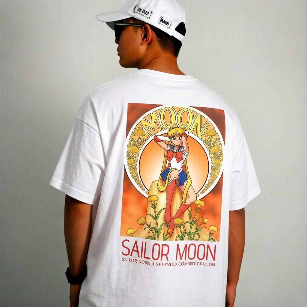 Pretty Soldier Girl Print T-shirt for Girls Water Ice Moon Anime Clothing Autumn High-quality Breathable Trendy Fashion S
Pretty Soldier Girl Print T-shirt for Girls Water Ice Moon Anime Clothing Autumn High-quality Breathable Trendy Fashion S