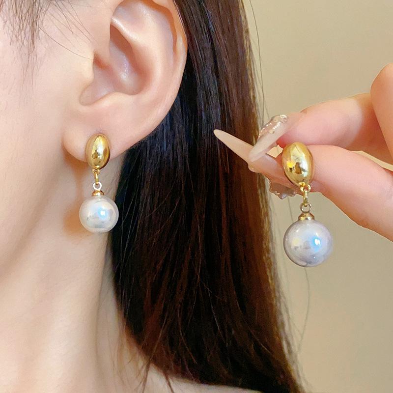 Korean Fashion S925 Sterling Silver Pearl Drop Earrings - New 2024 Versatile High-End Style for Women
Korean Fashion S925 Sterling Silver Pearl Drop Earrings - New 2024 Versatile High-End Style for Women
