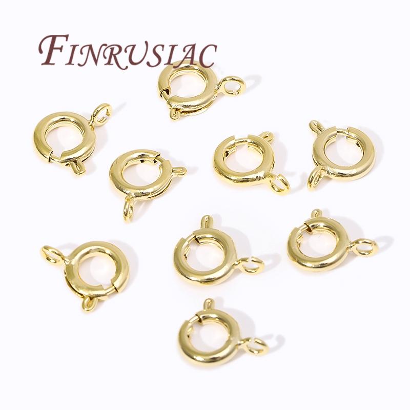 14K/18K Gold Plated Spring Clasps For Jewelry,Clasp For Bracelets Connectors,DIY Jewelry Making Supplies,Necklace Accessories 5.5mm-10 pieces
14K/18K Gold Plated Spring Clasps For Jewelry,Clasp For Bracelets Connectors,DIY Jewelry Making Supplies,Necklace Accessories 5.5mm-10 pieces