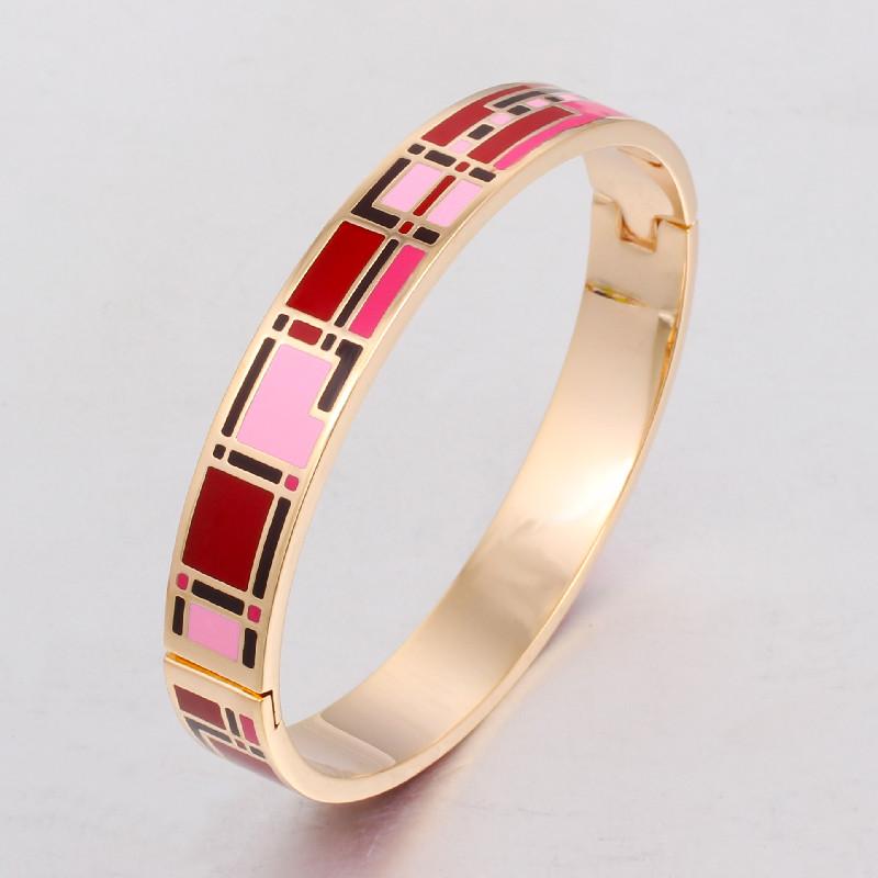 Vintage Color Design Opening Bracelet Bangle for Women Stainless Steel Enamel Jewelry Pattern Gold Birthday Gift
Vintage Color Design Opening Bracelet Bangle for Women Stainless Steel Enamel Jewelry Pattern Gold Birthday Gift