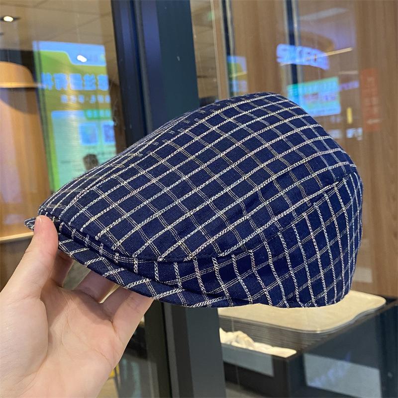 Retro plaid forward hat autumn and winter versatile face peaked hat literary street anti-wearing painter beret One size (58-60cm)
Retro plaid forward hat autumn and winter versatile face peaked hat literary street anti-wearing painter beret One size (58-60cm)