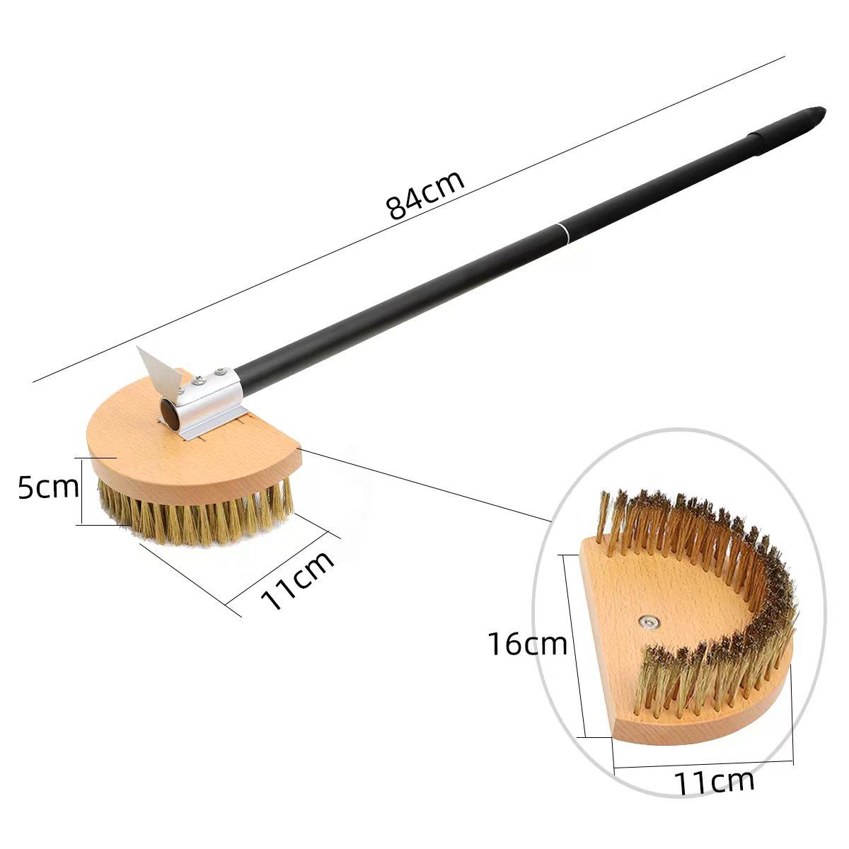 Щетка для чистки духовки для пиццы, медная щетка для плиты, щетина из латуни, дерева, длинная ручка, щетка для чистки гриля, маленькая духовка, кухонный инструмент
Щетка для чистки духовки для пиццы, медная щетка для плиты, щетина из латуни, дерева, длинная ручка, щетка для чистки гриля, маленькая духовка, кухонный инструмент