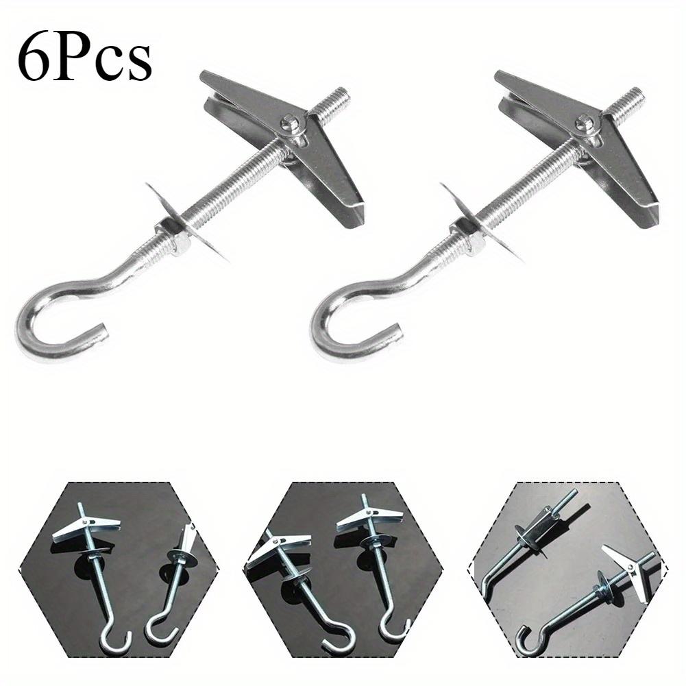 6 шт./лот Потолочный вращающийся крюк Многоразовый металлический пружинный откидной болт-бабочка Крюк для подвешивания ламп, покрывал 6Pcs
6 шт./лот Потолочный вращающийся крюк Многоразовый металлический пружинный откидной болт-бабочка Крюк для подвешивания ламп, покрывал 6Pcs