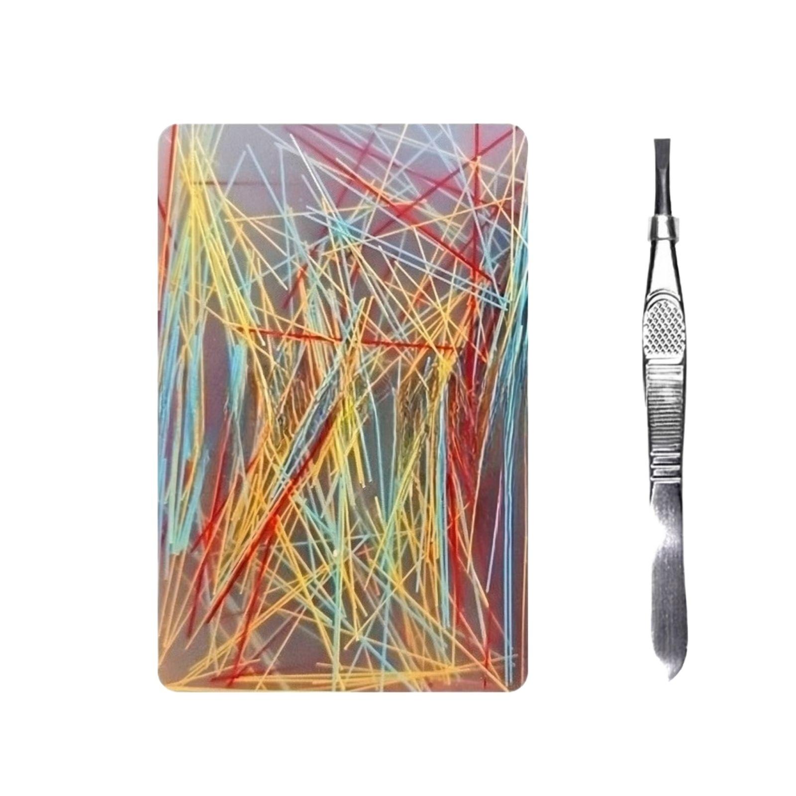 Hair Pulling Pad With Tweezers | Suitable For With Anxiety, ADHD, Trichotillomania | Silicone, Mixed Colors One Size
Hair Pulling Pad With Tweezers | Suitable For With Anxiety, ADHD, Trichotillomania | Silicone, Mixed Colors One Size