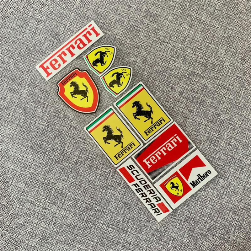 1/2Pcs Car Sticker Ferrari Pattern Reflective Self-adhesive Decal Decoration Shield Stickers Replacement for Ferrari SJ F1 Teams
1/2Pcs Car Sticker Ferrari Pattern Reflective Self-adhesive Decal Decoration Shield Stickers Replacement for Ferrari SJ F1 Teams