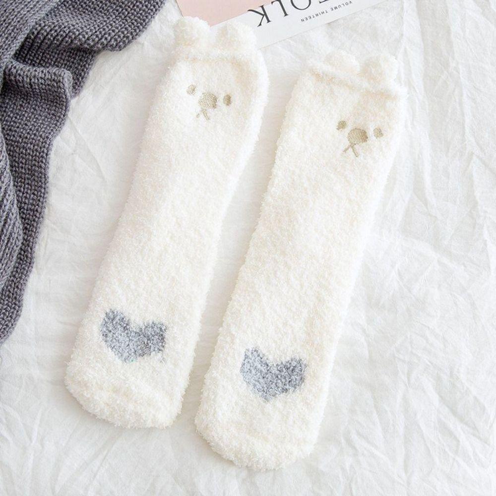 Cartoon Coral Fleece Socks Animal Floor Socks Warm Sleeping Socks Women Fall/Winter 5Pairs
Cartoon Coral Fleece Socks Animal Floor Socks Warm Sleeping Socks Women Fall/Winter 5Pairs