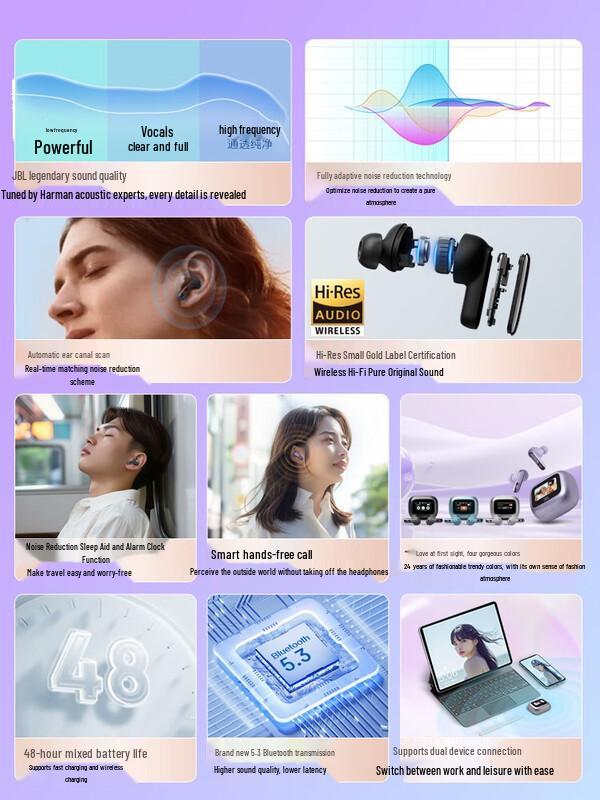 JBL LIVE BEAM 3 True Wireless Smart Noise-Cancelling Earbuds
JBL LIVE BEAM 3 True Wireless Smart Noise-Cancelling Earbuds