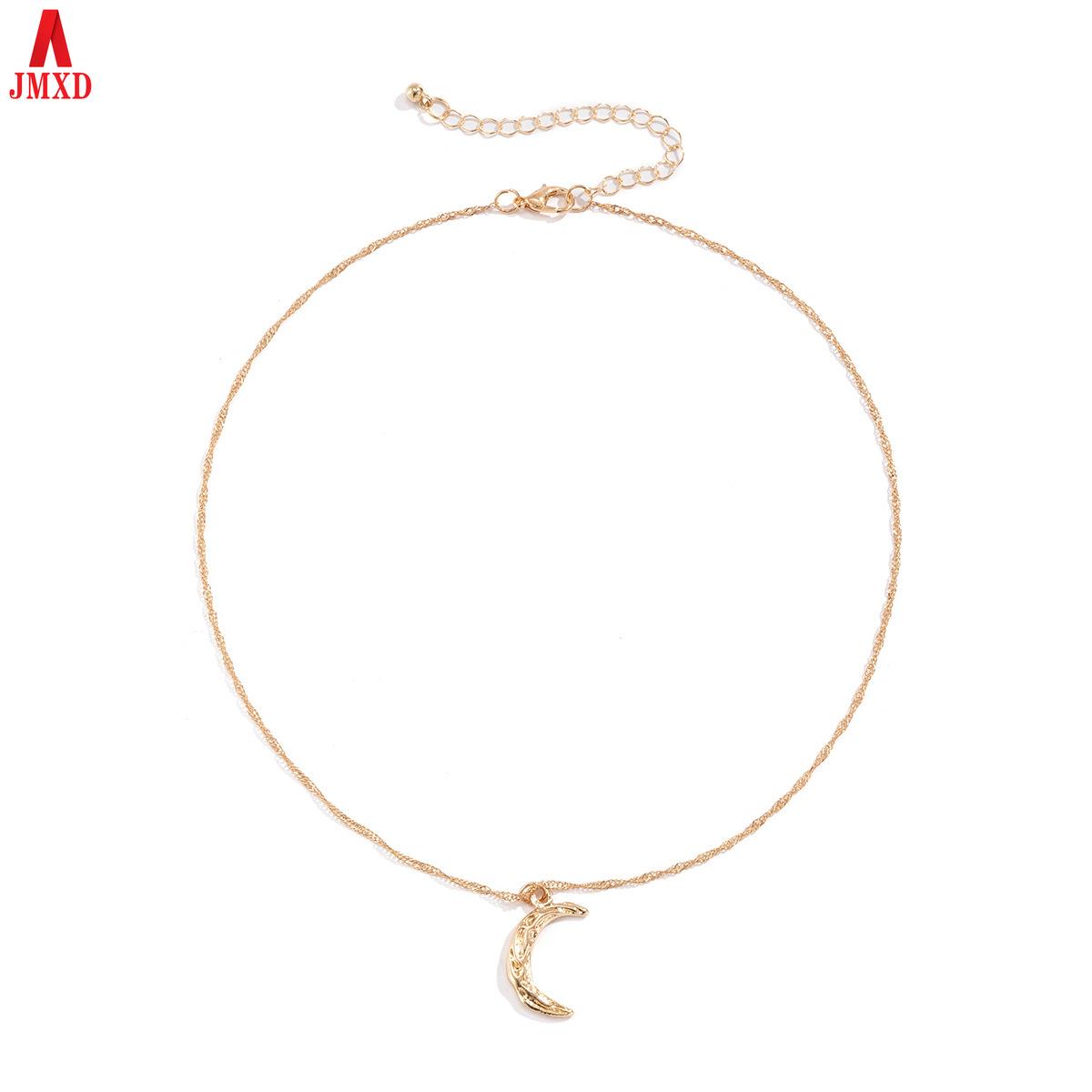 JMXD-Simple Versatile Moon Alloy Necklace Niche Design Clavicle Neck Chain Sweater Chain
JMXD-Simple Versatile Moon Alloy Necklace Niche Design Clavicle Neck Chain Sweater Chain