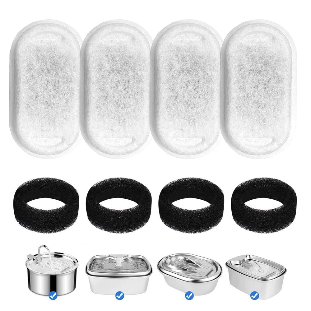 LOYELEY Replacement Filter Pet Automatic Waterer with Replacement Sponge Set of 4 Removable Drinking Bottle Automatic Cat Waterer Filter Filter белый
LOYELEY Replacement Filter Pet Automatic Waterer with Replacement Sponge Set of 4 Removable Drinking Bottle Automatic Cat Waterer Filter Filter белый