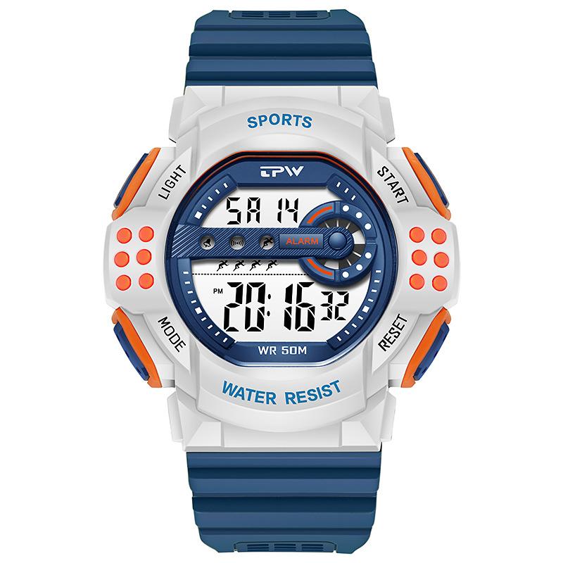 Модные спортивные светодиодные электронные часы для мужчин, роскошные водонепроницаемые светящиеся военные часы, мужские многофункциональные цветные цифровые часы синий
Модные спортивные светодиодные электронные часы для мужчин, роскошные водонепроницаемые светящиеся военные часы, мужские многофункциональные цветные цифровые часы синий