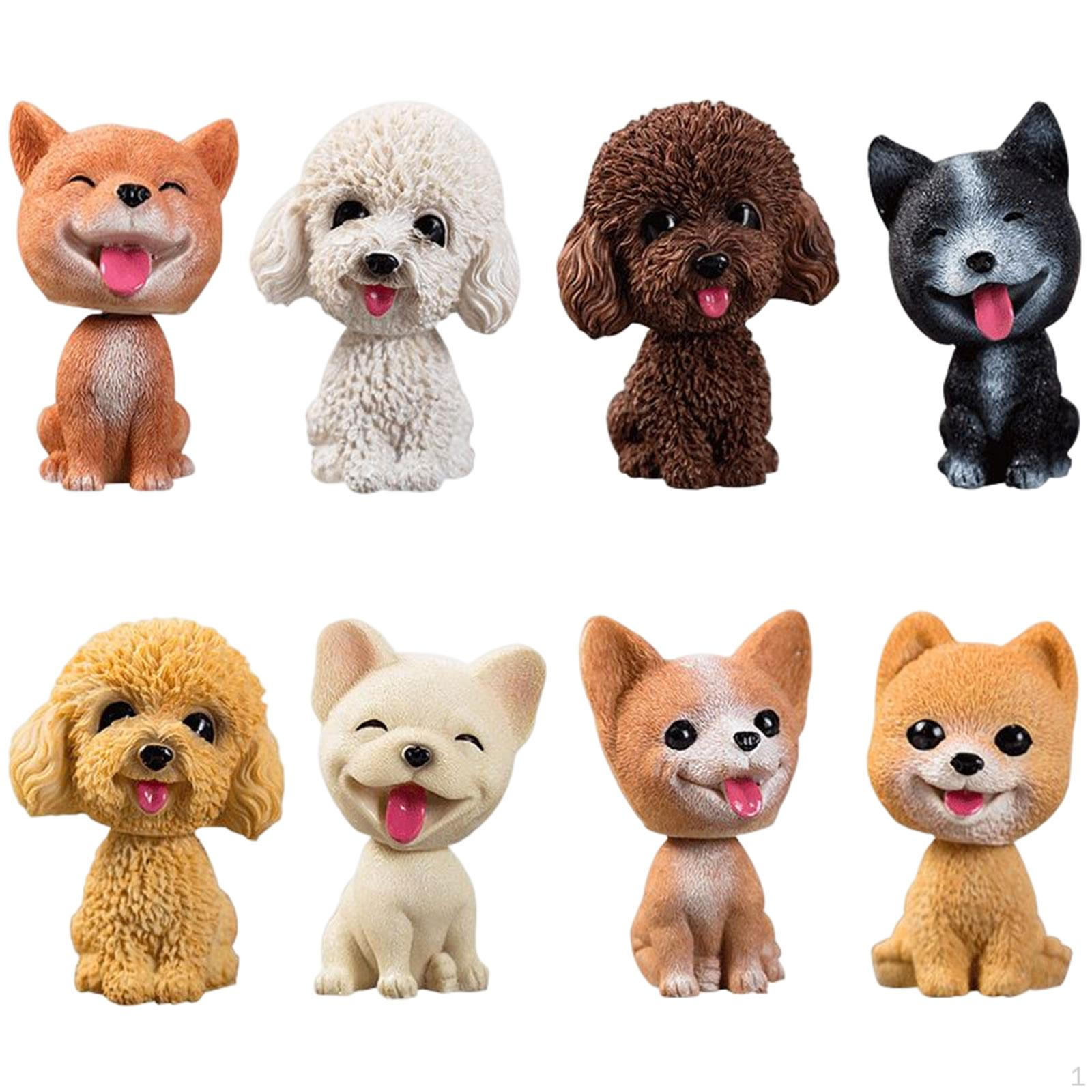 8Pcs Cute Shaking Head Dog Bobble Dashboard Figurines Ornament for Desktop Living Room
8Pcs Cute Shaking Head Dog Bobble Dashboard Figurines Ornament for Desktop Living Room